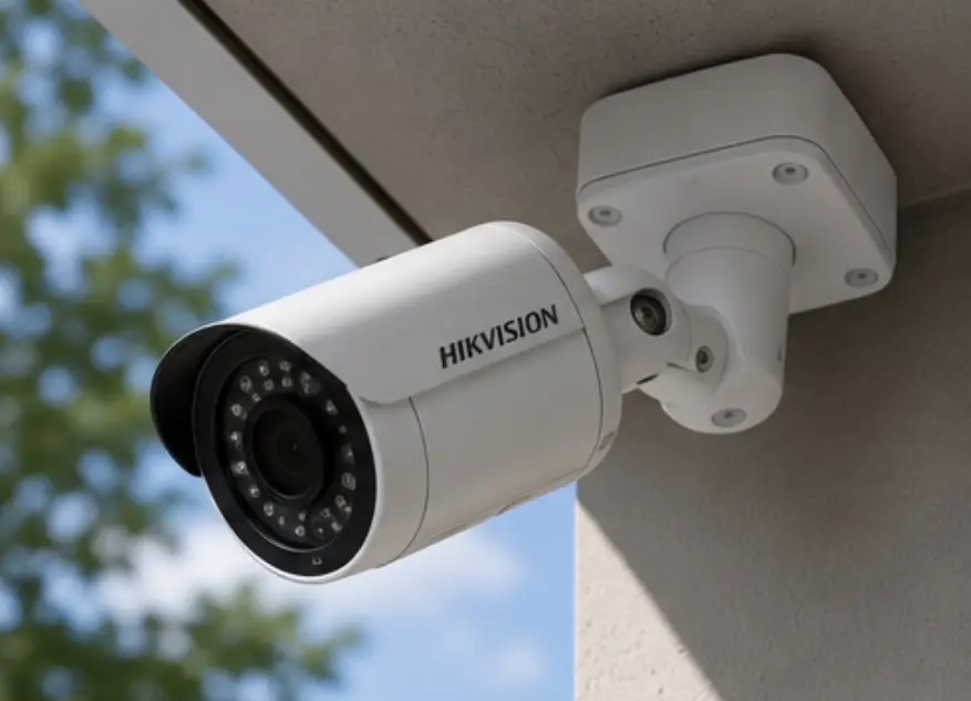 Cámara de seguridad Hikvision instalada en Antofagasta